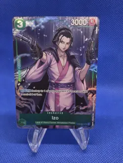 One Piece Premium Card Collection Bandai Cards Fest Izo OP01-33 Alternate Art - Image 1