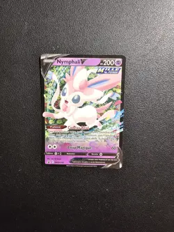 Carte Pokemon Nymphali V SWSH202 Promo Epee & Bouclier FR NEUF - Image 1