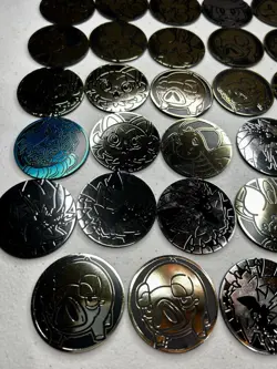 Pokemon TCG Holographic Coins - Lot Of 39x - Pikachu - Dragonite - Look! - Image 2