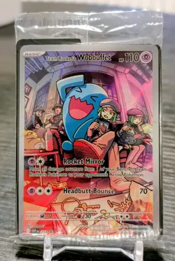 Team Rocket's Wobbuffet 203 - Black Star Promo - SEALED - Pokemon TCG - NM 3 - Image 1