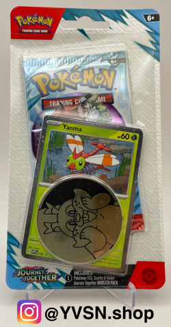 Pokemon Journey Together Yanma Checklane Blister Pack Sealed x 1 - Image 1