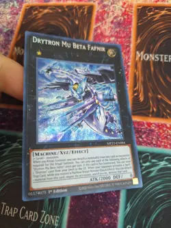 Yugioh Misprint Drytron Mu Beta Fafnir MP22-EN084 Prismatic Secret 1st Ed NM - Image 3