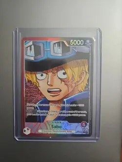 Sabo OP13-004 Leader Alt Art | NM | Carrying on His Will | One Piece TCG | EN - Image 1