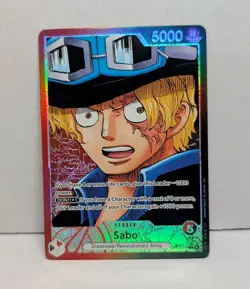 One Piece TCG | Sabo | Alt Art | Leader | OP13-004 | Carrying On His Will | NM - Image 1