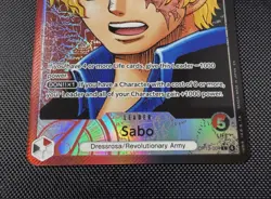 One Piece TCG Sabo Alt Art Leader OP13-004 English Carrying On His Will NM - Image 2