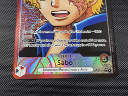 One Piece TCG Sabo Alt Art Leader OP13-004 English Carrying On His Will NM - Image 2