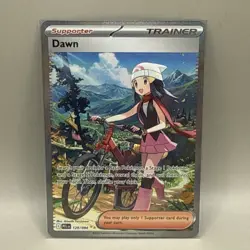 Dawn SIR 2025 Pokemon Phantasmal Flames English Card Full Art 129/094 PSA - Image 1