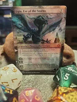 MTG Ugin, Eye of the Storms - Borderless foil - Tarkir: Dragonstorm #0382 - Image 1