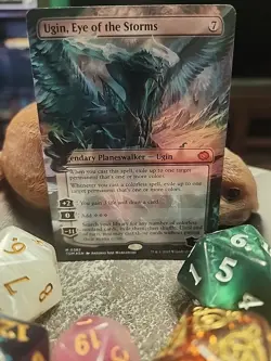 MTG Ugin, Eye of the Storms - Borderless foil - Tarkir: Dragonstorm #0382 - Image 3