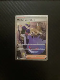 Pokemon: 1x Morty's Conviction - 211/162 - Special Illustration Rare - NM Tempor - Image 1