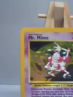 Mr. Mime Card 6/64 Pokemon Card TCG Jungle Unlimited Holo - Image 3