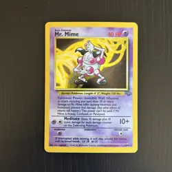 Mr. Mime 6/64 Pokemon TCG Jungle Set Holo - Image 1