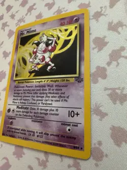 Vintage 1999 Pokemon TCG Jungle Unlimited Mr. Mime Holo 6/64 Card CLEAN! NM - Image 5
