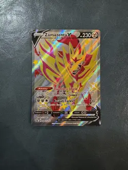 Pokemon Zamazenta V (Shiny) - Promo SWSH: Sword & Shield Promo Cards SWSH293 NM - Image 1
