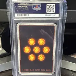 DBS Fusion World Son Goku FB04-129 Secret Rare Battle Card PSA 10 2024 - Image 2