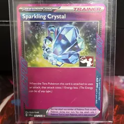 Sparkling Crystal Pokemon Prize Pack Series 8 Promo Pokemon Card NM/LP Stamp - Image 1