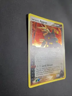Pokemon EX 2004 Team Magma vs Team Aqua Magma's Aggron Holo Card 7/95 - Image 2