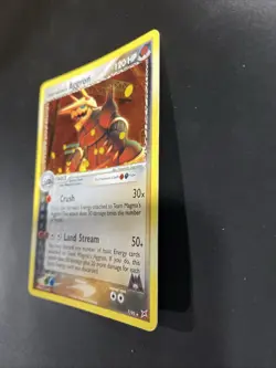 Pokemon EX 2004 Team Magma vs Team Aqua Magma's Aggron Holo Card 7/95 - Image 3