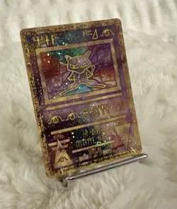 Pokemon TCG Ancient Mew Holo Promo Card Excellent Condition NM Rare Holo w swirl - Image 1