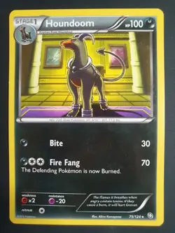 Houndoom 75/124 - Dragons Exalted Set - Pokemon Card - Lightly Played - Image 1