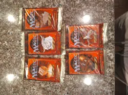 MTG 4th EDITION Booster Pack (x5) Sealed - Image 1