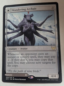 Wandering Archaic Strixhaven: School of Mages Regular WOTC #006 - Image 1