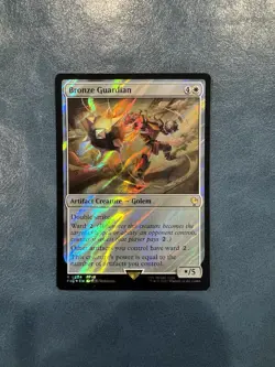 1x Bronze Guardian, Surge Foil, Final Fantasy, Magic MTG NM - Image 1