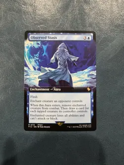 Observed Stasis (Extended Art) 0113 (R) MTG Commander Final Fantasy (FIC) (EN) - Image 1