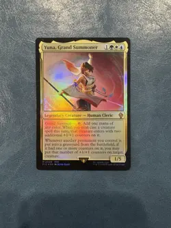 Yuna, Grand Summoner #8 | NM FOIL | Final Fantasy Commander FIC | Magic MTG - Image 1