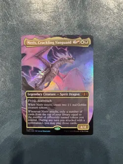 Neriv, Crackling Vanguard Borderless NM Non-Foil TDC-006 Mythic MTG - Image 1