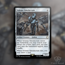 MTG Magic Solemn Simulacrum 0240 Universes Beyond: Fallout PIP - Image 1