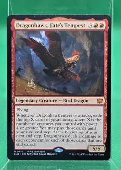 MTG Dragonhawk, Fate's Tempest Bloomburrow BLB 0132 NM/M - Image 1