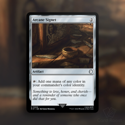 MTG Magic Arcane Signet 0224 Universes Beyond: Fallout PIP Artifact - Image 1