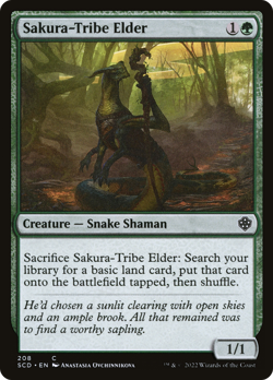 Sakura-Tribe Elder [Starter Commander Decks] Magic MTG - Image 1
