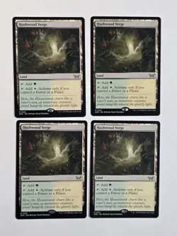 4x Hushwood Verge - Duskmourn - Near Mint - MTG - Image 1