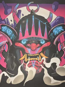 Ultra PRO Magic: The Gathering Standard Playmat Mackarera Kabuki Mask Artwork - Image 1