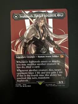 Sephiroth, Fabled Soldier NON FOIL (Borderless) 0382 MTG Regular English NM - Image 1
