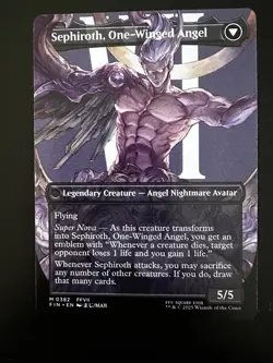 Sephiroth, Fabled Soldier NON FOIL (Borderless) 0382 MTG Regular English NM - Image 2