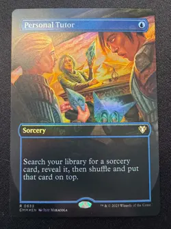 MTG Personal Tutor - Foil - Borderless, Commander Masters CMM - NM - Image 1