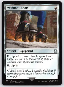 Swiftfoot Boots - Universes Beyond Fallout - MTG - Near Mint - Image 1