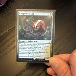 Badgermole Cub - HP / DMG - MTG Magic the Gathering non foil - Image 1