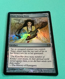 Foil - Hair-Strung Koto - Champions of Kamigawa - MTG - Magic the Gathering - Image 1