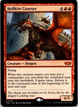 Hellkite Courser M Commander: Tarkir: Dragonstorm 218 NM - Image 1