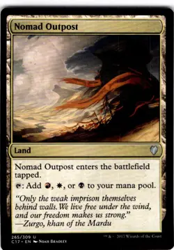 MTG Nomad Outpost Commander 2017 Uncommon #265 - Image 1