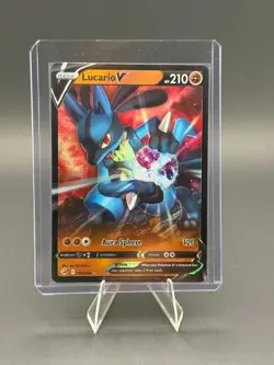 Lucario V Pokemon Fusion Strike 146/264 Ultra Rare Holofoil Near Mint - Image 1