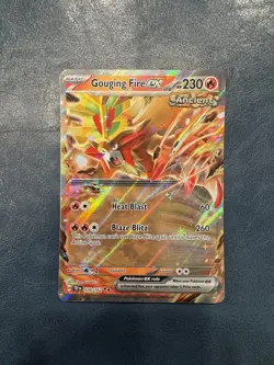 Pokemon Gouging Fire ex - Double Rare SV05: Temporal Forces 038/162 NM - Image 1