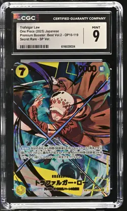 Trafalgar Law #OP10-119 Japanese One Piece Premium PRB-02 Vol.2 CGC 9 Mint A3 - Image 1