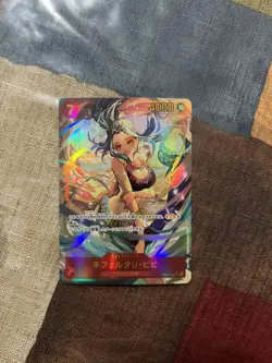 2023 One Piece Kingdoms of Intrigue VIVI NEFERTARI Full Art AA SEC Jap #OP04-118 - Image 1