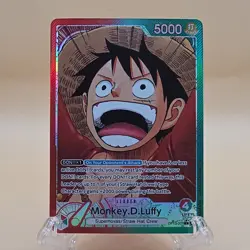 One Piece CCG Monkey D. Luffy OP13-001: Leader Foil Bandai 5000 Power - Image 1