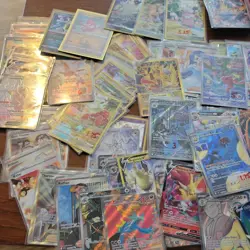 Pokemon Card Lot 25 OFFICIAL TCG Cards + 2 Ultra Rare | VMAX GX EX VSTAR OR V! - Image 1